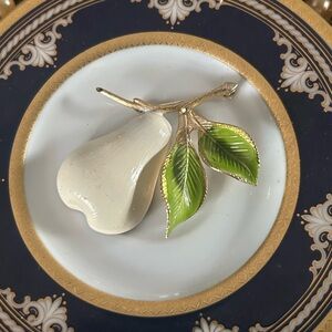 Vintage Pear Brooch